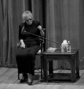 Maya Angelou addresses students and staff at Tennessee Technological University, 2012