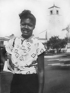 16-year-old Maya Angelou in San Francisco. 